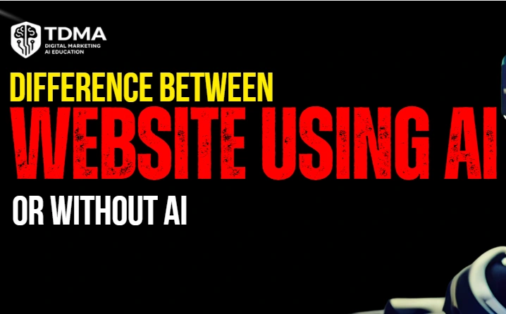 Difference between website using AI or without AI